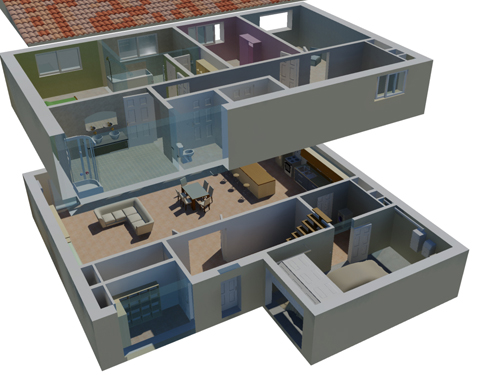 plan maison 3d internet